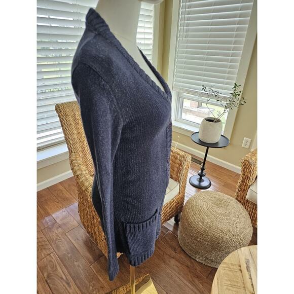 Bruzer Renu Women's Pittsburgh University Cardigan Sweater Size S EUC Navy - Picture 5 of 13